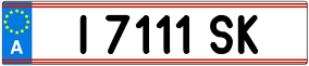 Truck License Plate